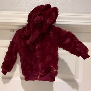 Like New Tahari Bear Hoodie Jacket
